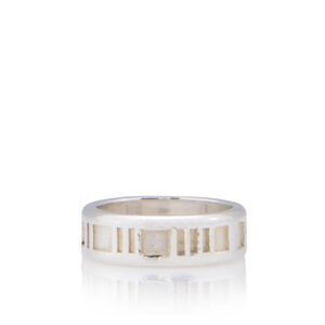Tiffany & Co. Vintage Sterling Silver Atlas Ring - Size 7